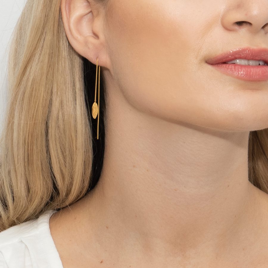 Sarah Alexander Natura Leaf Earrings