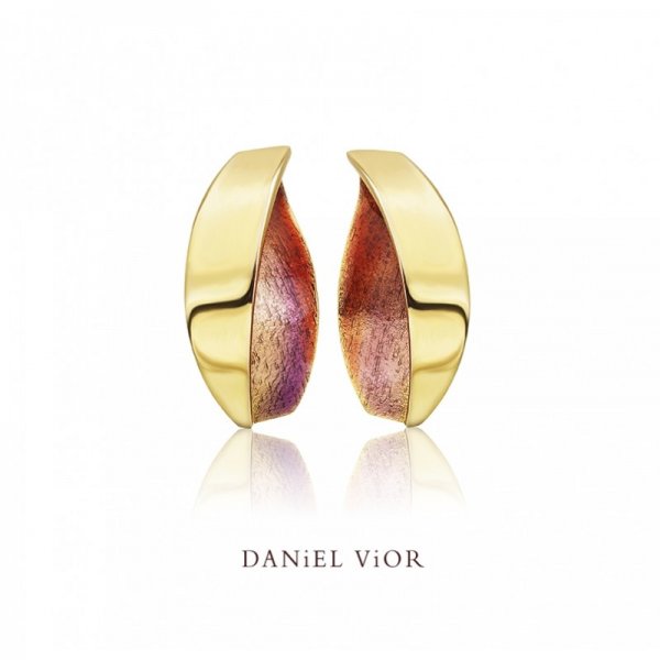 Daniel Vior, Silver And Gold Plated, ANCITERI Earrings